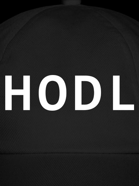 HODL, small, white