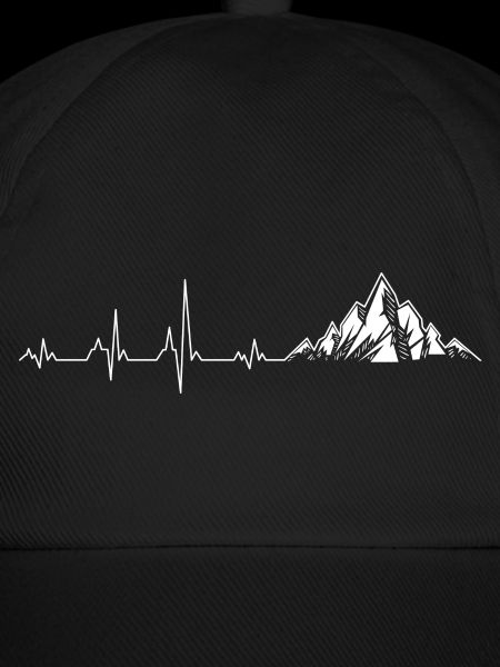Puls-Peak-Gebirgs-EKG-Design