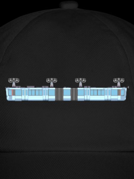 Schwebebahn lang pixelart