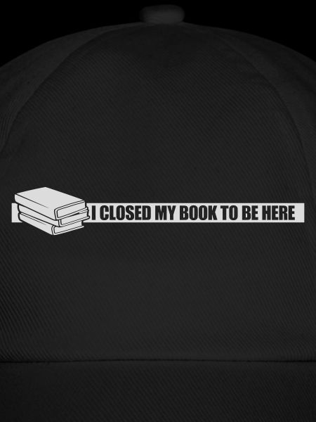 I closed my book