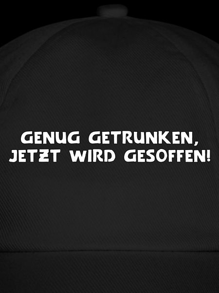 genug getrunken, jetzt wird gesoffen