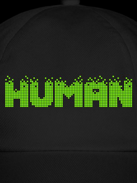 HUMAN Neon Pixel Glitch