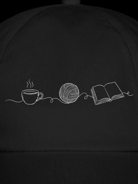 Strickliebhaber Wolle, Kaffee, Lesen