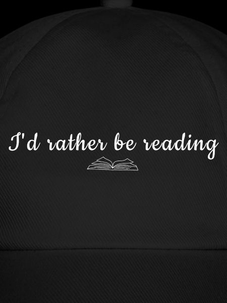 I'd Rather Be Reading Quote Tee
