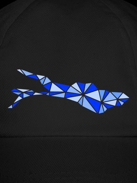 Bodensee | Polygonal | Blau
