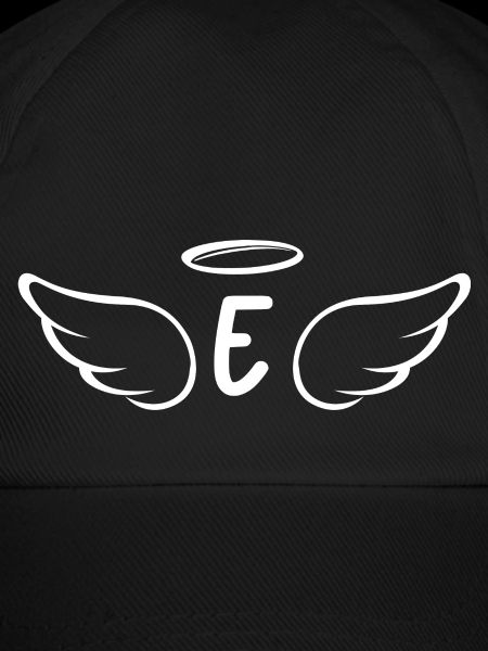 Buchstabe e Engelsflügel