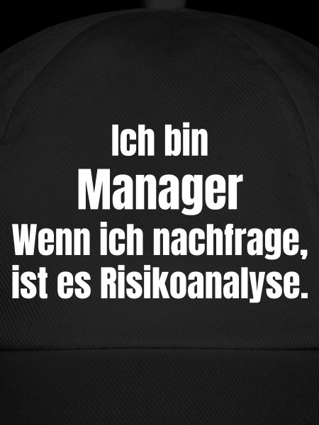 Ich bin Manager Risikoanalyse