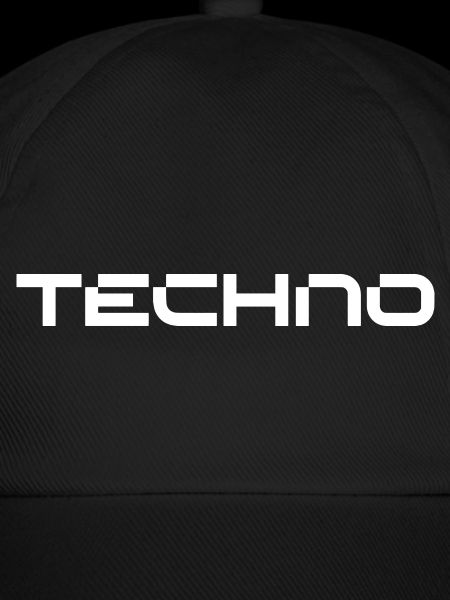 Techno-futuristisches Logo