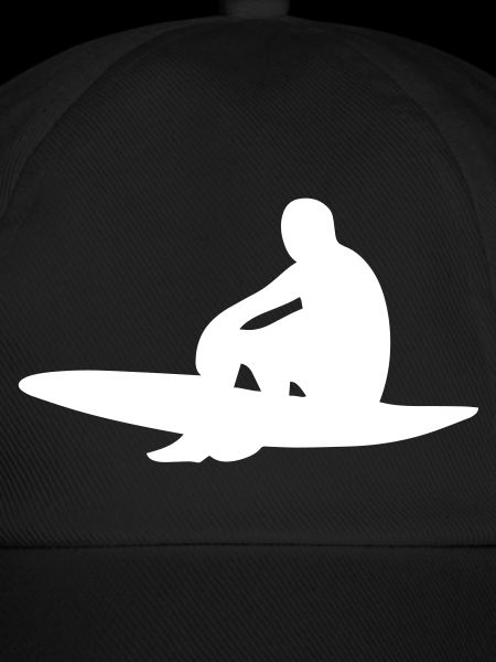 Surfer mit Surfboard