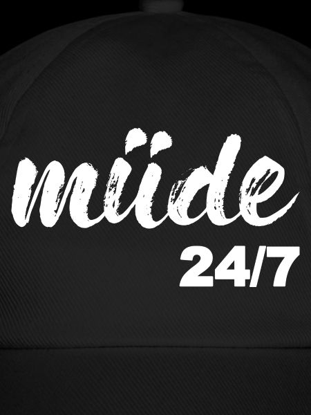 Müde, weiß