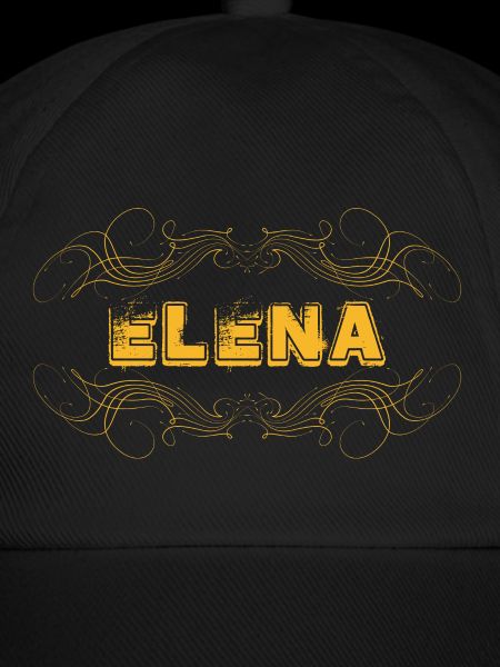 ELENA Schriftzug verziert