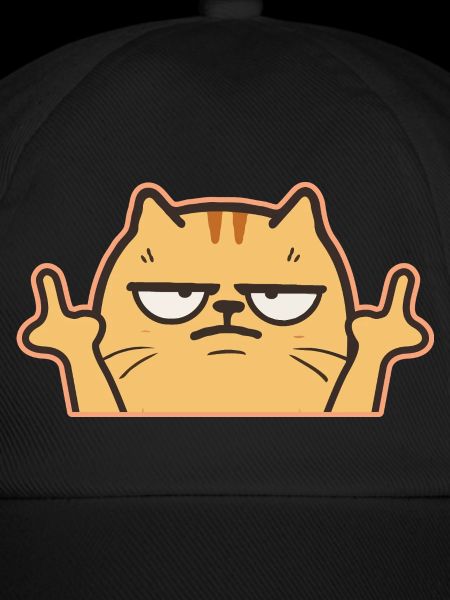 Mittelfinger Katze