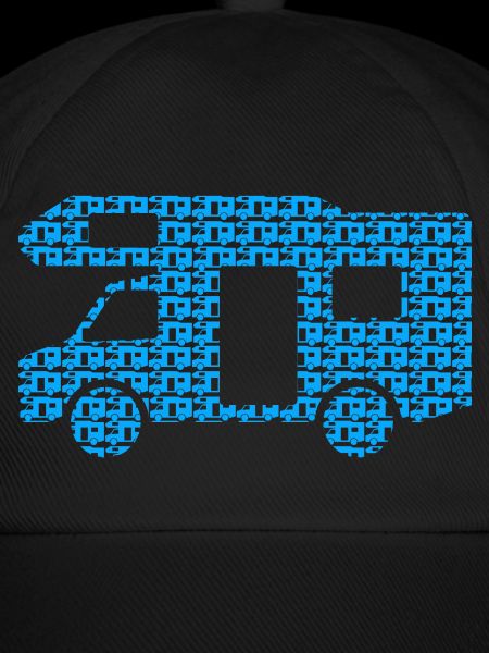 Wohnmobil-Matrix blau