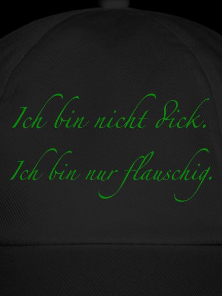 Ich bin nicht dick.