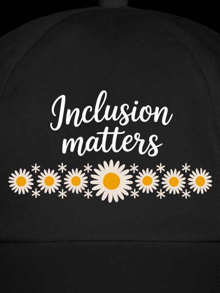 Inclusion matters mit Blütenkette