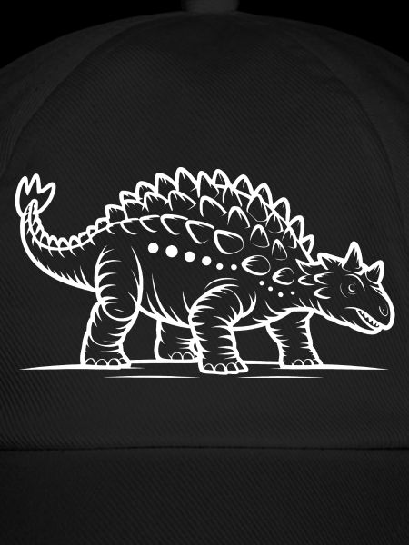 Stegosaurus Linienzeichnung Doodle