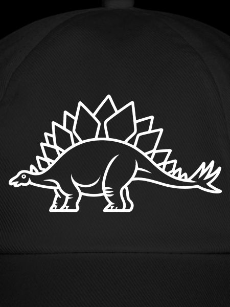 Stegosaurus Linienkunst Print