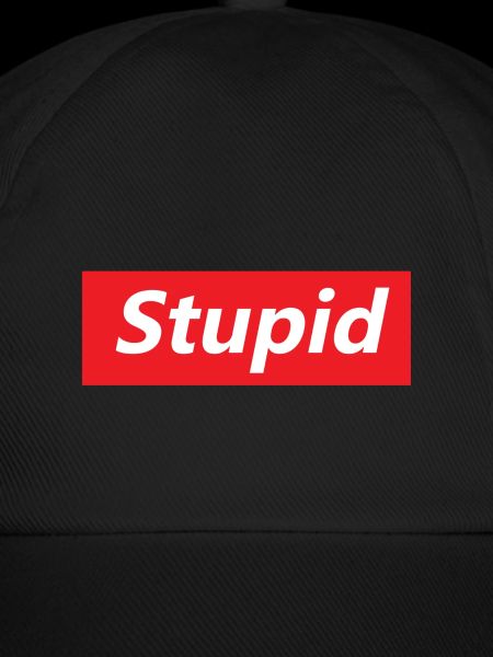 Stupid Bold Red Block Text