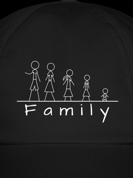 Strichmännchenfamilie
