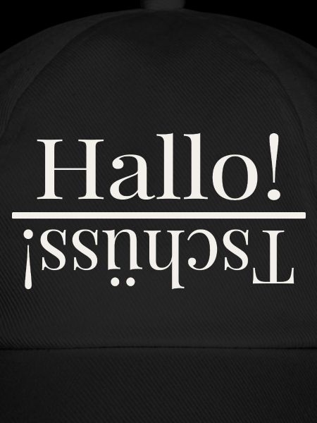 Hallo Wortspiel Design