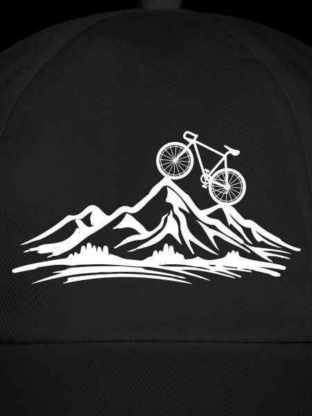 Bergbike Felslandschaft Silhouette