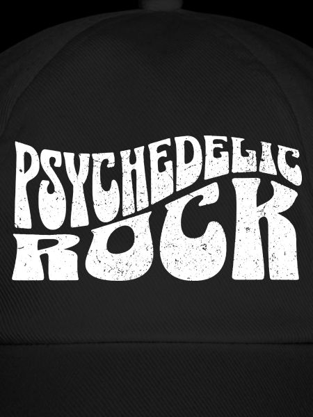 Psychedelische Rock-Typografie