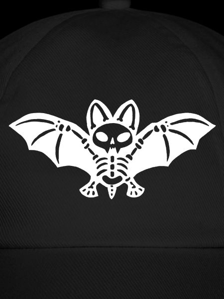 Skelettfledermaus (Weiß)