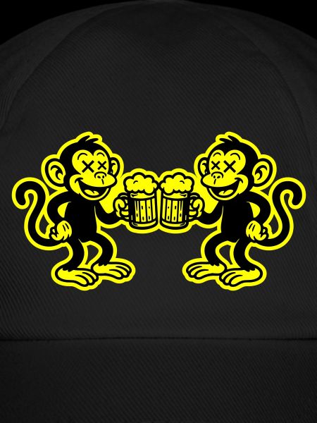 Bier Affe Witzig