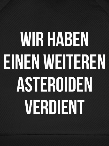 Asteroid Astronomie Spruch