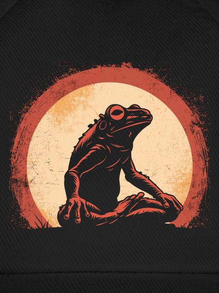 Namaste Yoga Frosch Meditation Retro