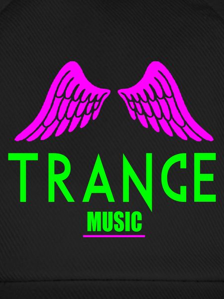 Trance-Musik-Flügel-Logo