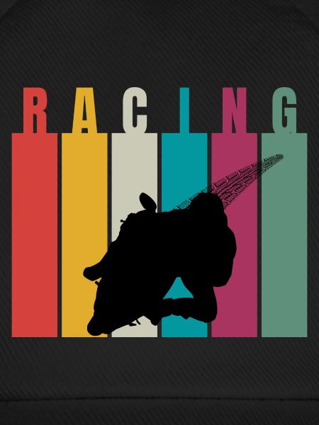 Racing Retro Silhouette