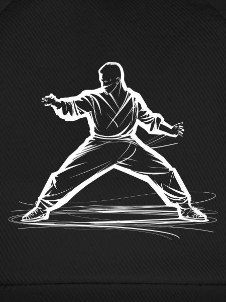 Karateka Zeichnung