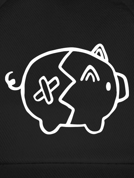 Sparschwein zerbrochen Geld