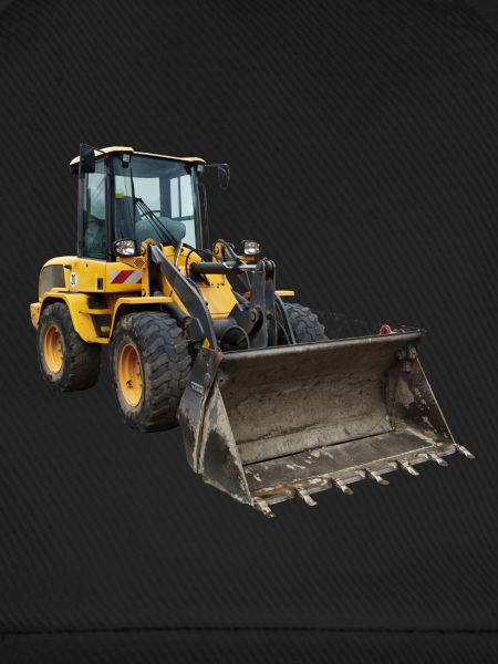 Gelber Bagger