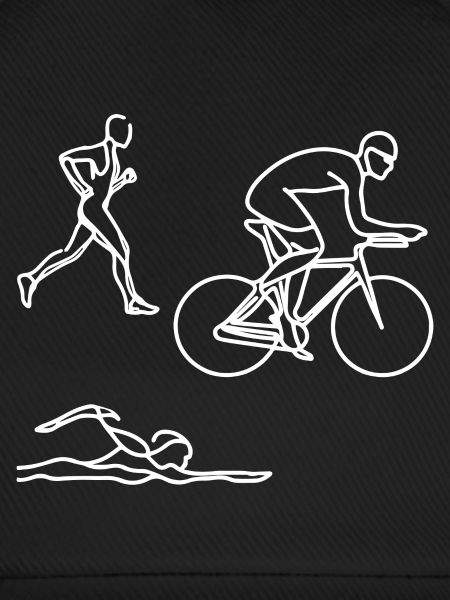 Triathlon Zeichnung