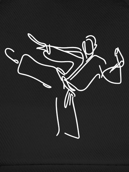 Karateka Zeichnung