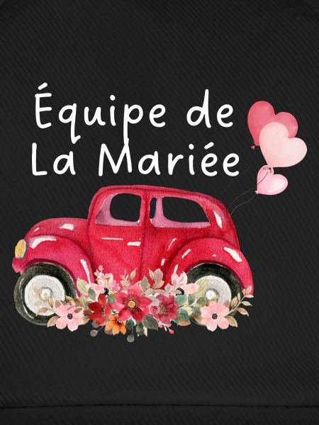 Braut Team Auto Blumen Braut