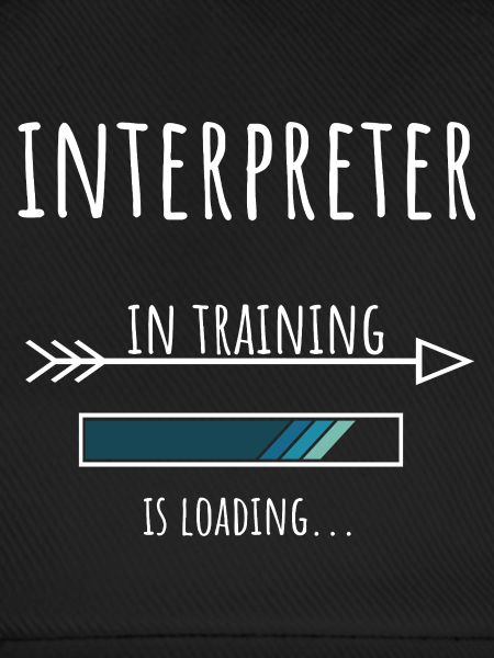Interpreter in Ausbildung Geschenk Dolmetscher