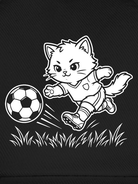 Fußball Kawaii Katze