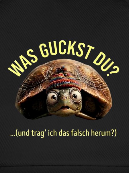 lustige Schildkröte, Was guckst Du? 