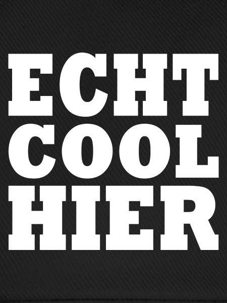 Echt cool hier