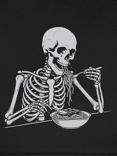 Skelett-Frühstücksschale