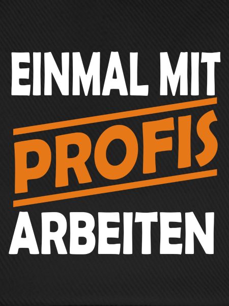 EINMAL MIT PROFIS ARBEITEN