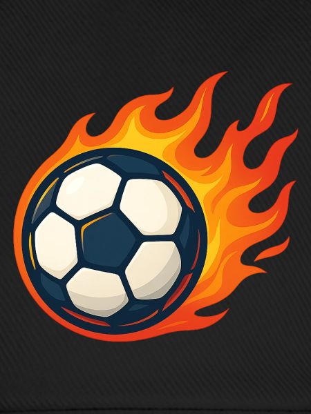 Feuerball Fußball Flamme