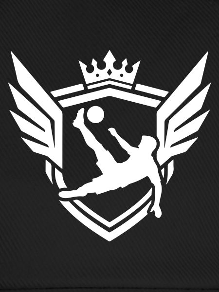 Fussballer Fallrückzieher Wappen