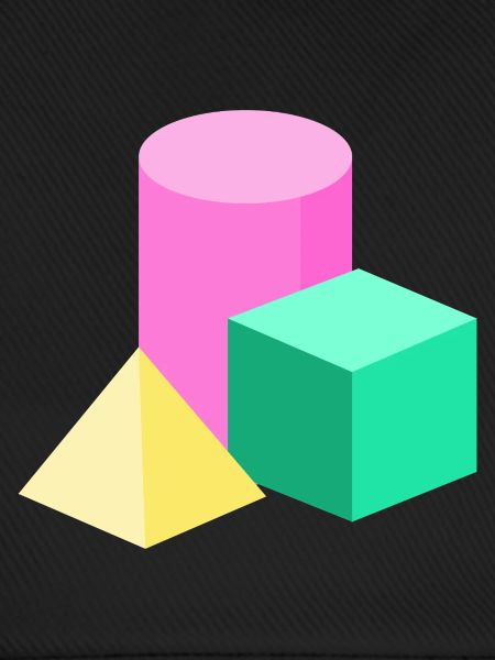 Pastellgeometrie Farbblöcke