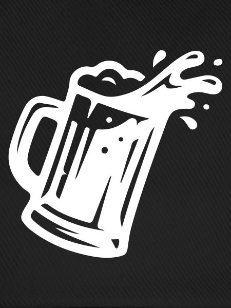 Weizenbier Bierglas Symbol