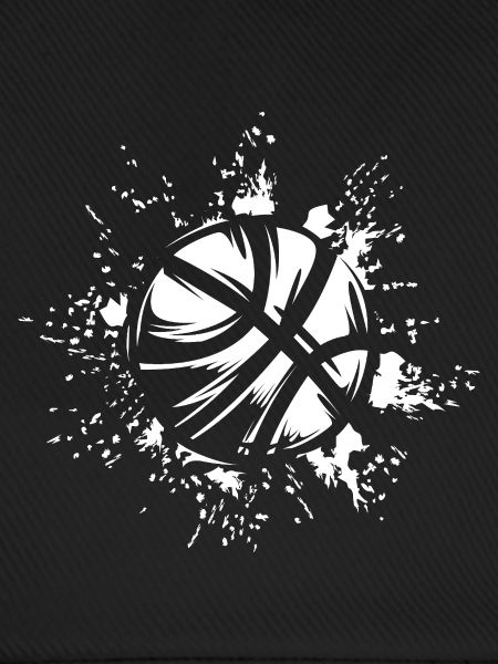 Basketball Explosion als Illustration