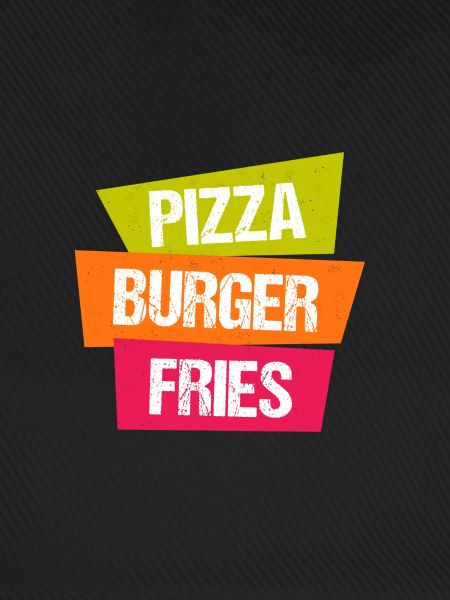 Pizza Burger Pommes